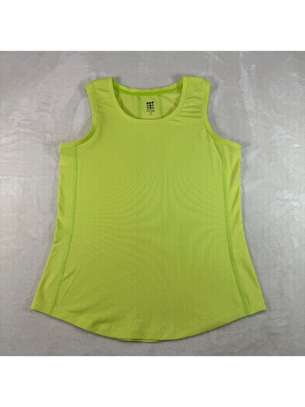 Title Nine Lime Green Vibe Womens S Tank Top Athletic Workout Active Lightweight